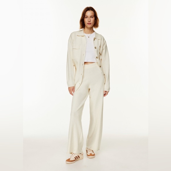 Aritzia Wilfred Free Souvenir Set - sweater and pant, olive sz XS - Picture 1 of 9